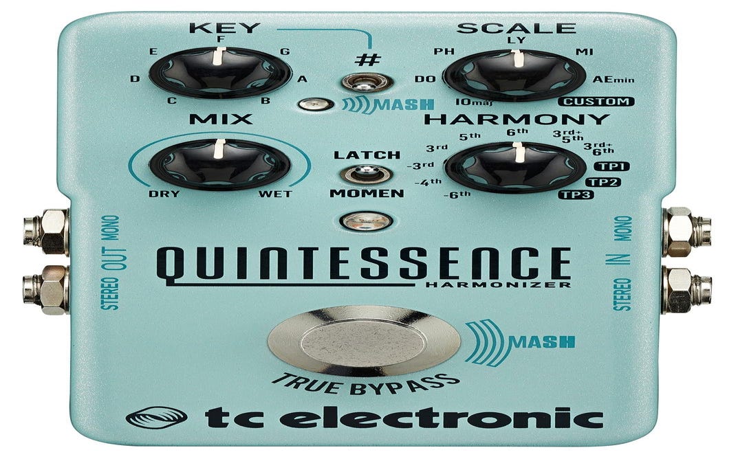 TC Electronic Quintessence Harmonizer Pedal