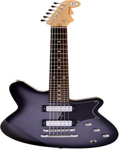 Reverend Descent RA Baritone Electric Guitar - Periwinkle Burst