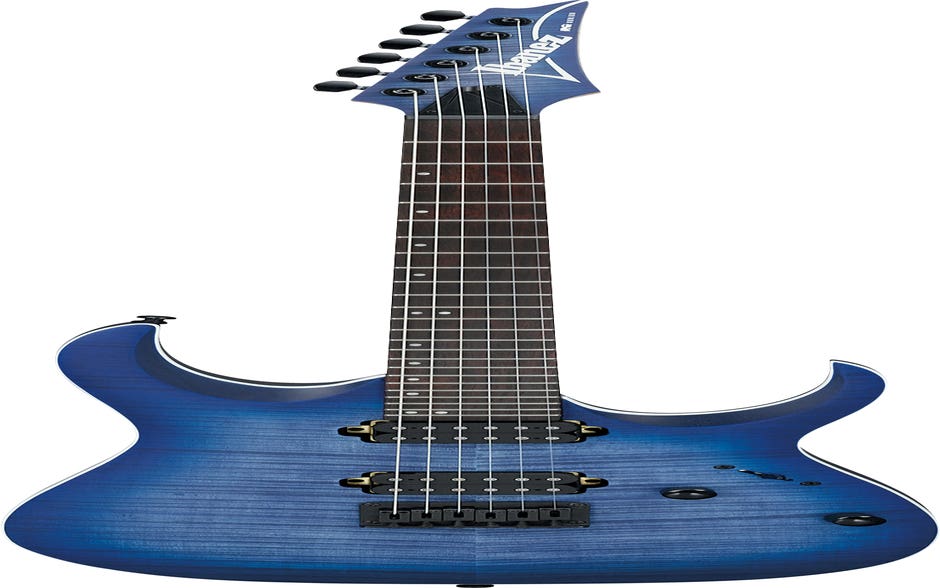 Ibanez RGA42FM BLF Archtop Electric Guitar - Blue Lagoon Burst Flat