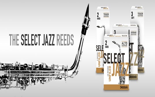 D'Addario Select Jazz Alto Sax / Filed 2 Soft - Box of 10