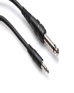 Hosa 3.5mm TRS - Mono 1/4"TS Cable - 10ft (CMP110)