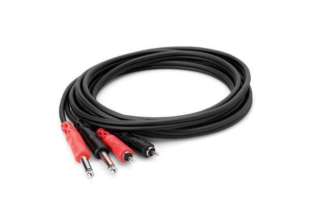 Hosa Dual RCA - Dual 1/4