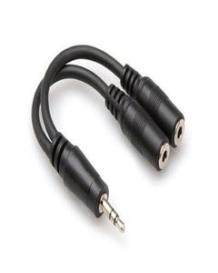 Hosa Stereo 1/8" Jack - Dual 1/8" TRS Socket Signal Splitter (YMM232)