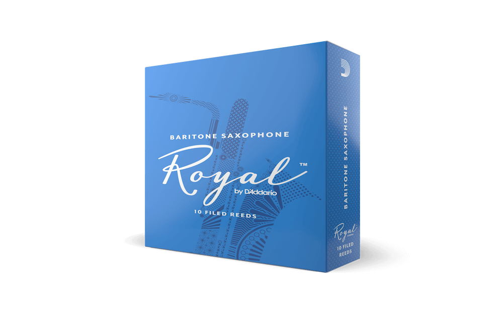 Rico ROYAL Baritone Sax Reeds - Box of 10 - Strength 3
