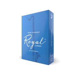 Rico ROYAL Bass Clarinet Reeds - Box of 10 - Strength 2.5
