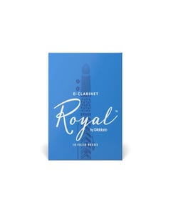 Rico ROYAL Eb Soprano Clarinet Reeds - Box of 10 - Strength 1.5