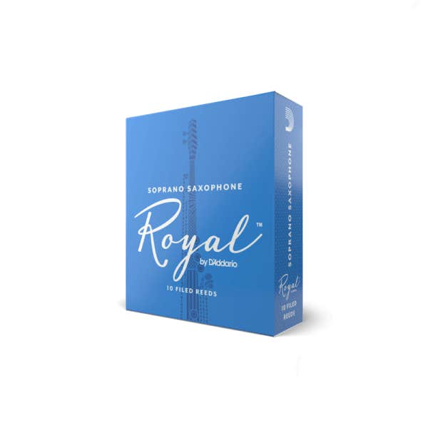 Rico Royal Soprano Sax Reeds - Box of 10 - Strength 3.5