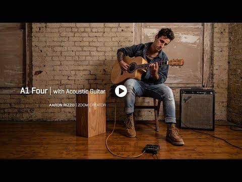 Zoom A1 FOUR Acoustic / Brass and Woodwind Multi-Effect Pedal
