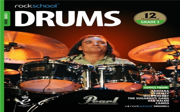Rockschool Drums Grade 3 2018-2024 Bk/Ola