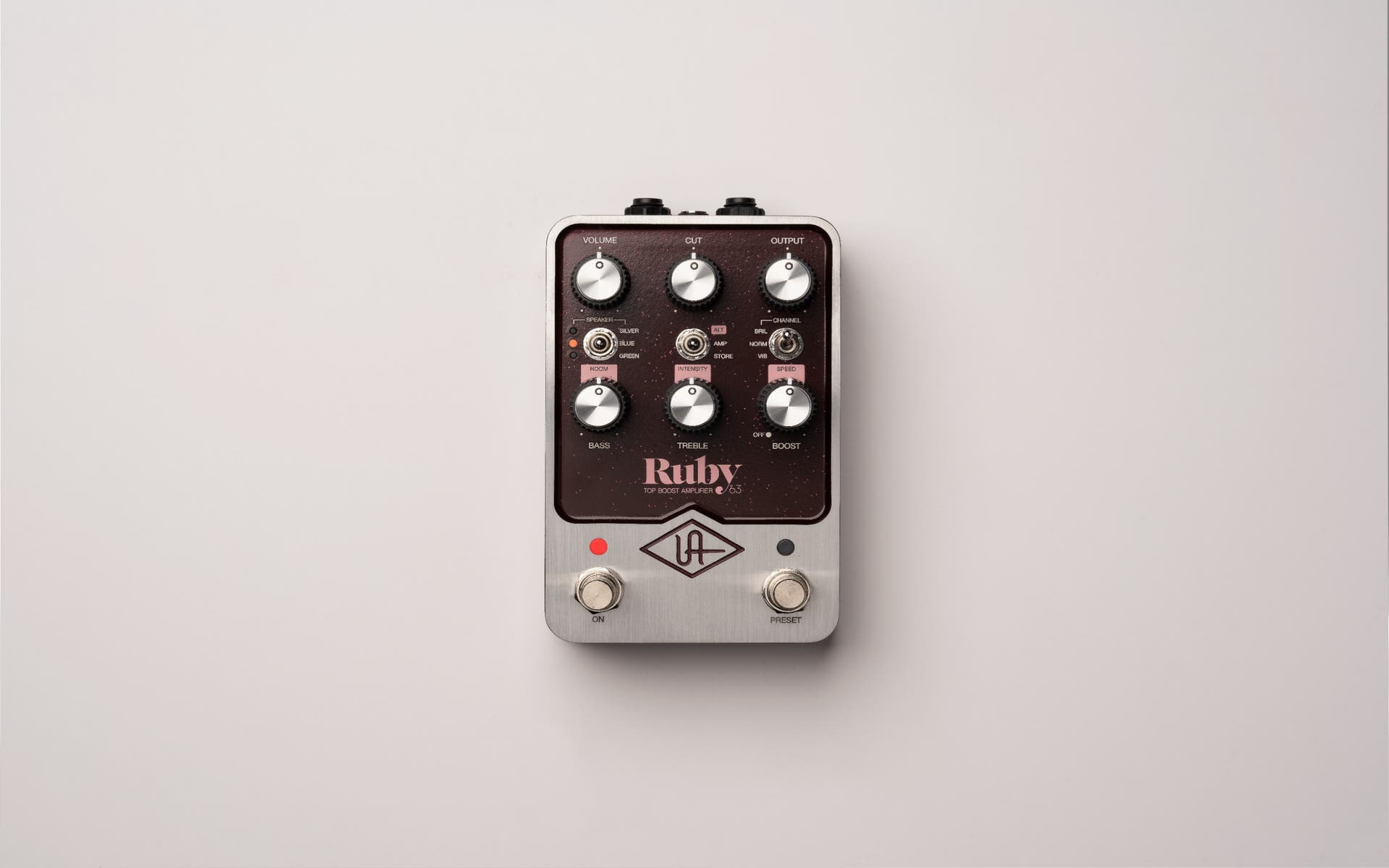 Universal Audio UAFX Ruby '63 Top Boost Amp Emulator Pedal