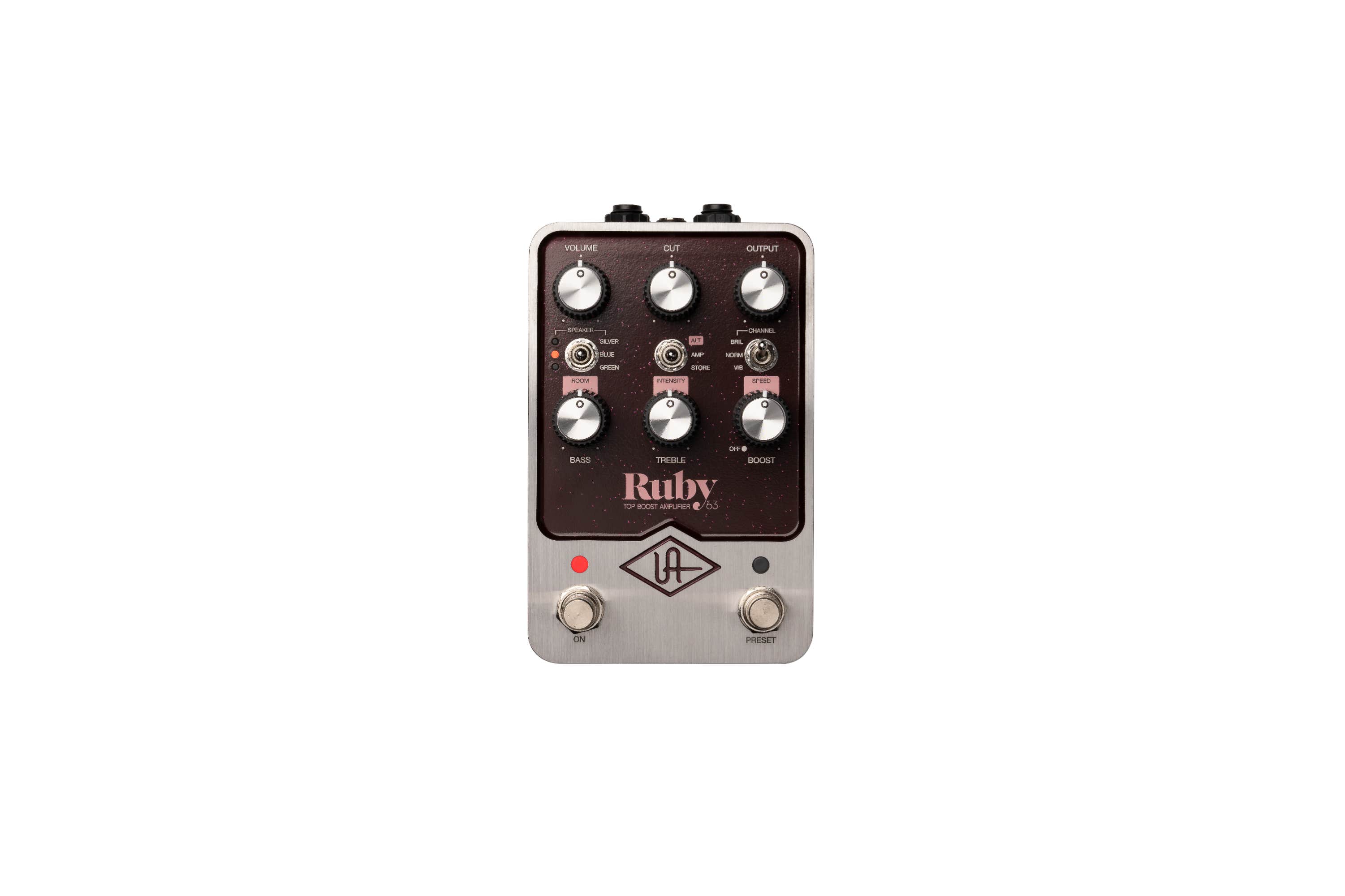 Universal Audio UAFX Ruby '63 Top Boost Amp Emulator Pedal