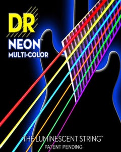 DR Strings 'Neon' Multi-Colour Electric Strings - 9-46