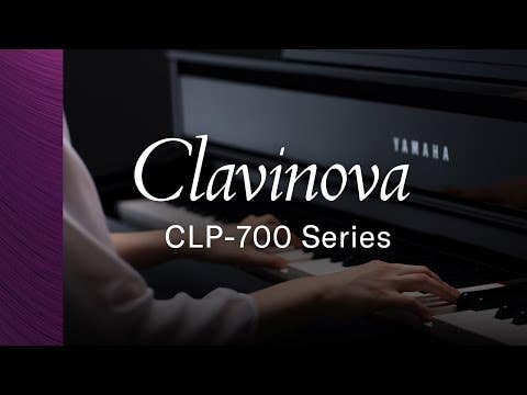 Yamaha CLP-765GPWH Clavinova Digital Grand Piano w/Matching Bench - Polished White