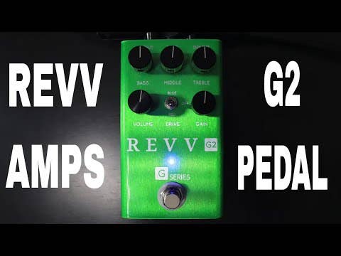 Revv Amplification G2 Green Channel Overdrive Pedal - Gold Edition