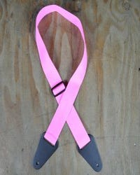Colonial Polyweb Guitar Strap - Pink (SAN-PINK)