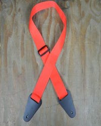 Colonial Polyweb Guitar Strap - Red (SAN-RED)