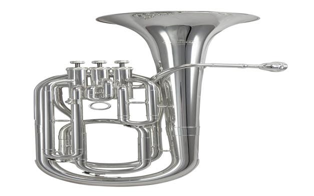 Schagerl SLBH800S Bb 3-Valve Baritone Horn - Silver Plate