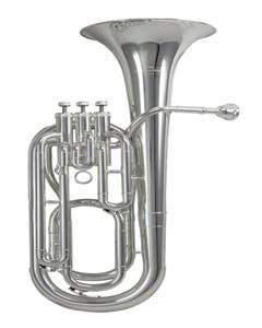 Schagerl SLBH800S Bb 3-Valve Baritone Horn - Silver Plate