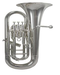 Schagerl SLEP900S 4-Valve Bb Euphonium - Silver Plate