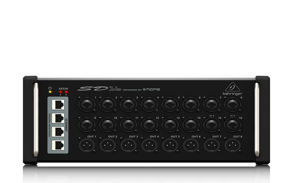 Behringer SD16 Stage Box Interface W/ Midas Preamps