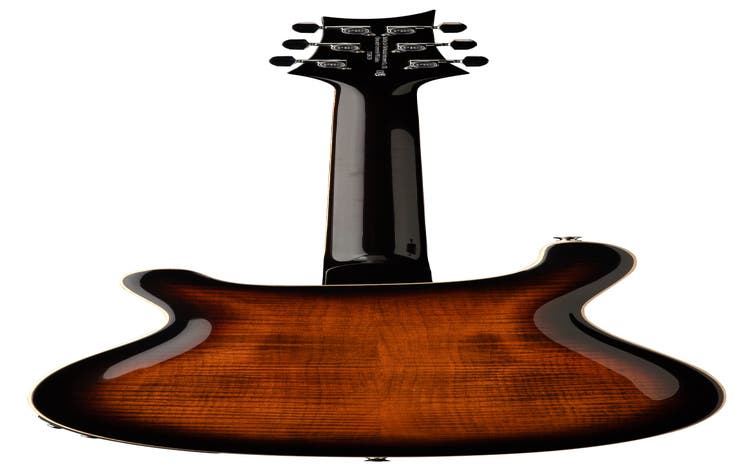 Paul Reed Smith (PRS) SE Hollowbody II Piezo - Orange Tiger Smoke Burst