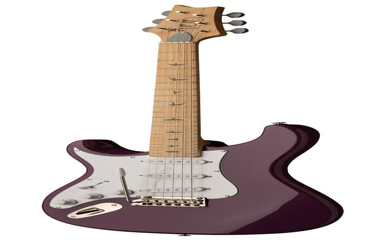 Paul Reed Smith (PRS) SE Silver Sky Lefty Maple FB - Summit Purple