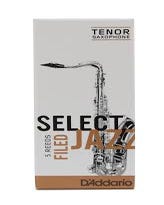 D'Addario Select Jazz Tenor Sax / Filed 3 Med-BOX OF 5