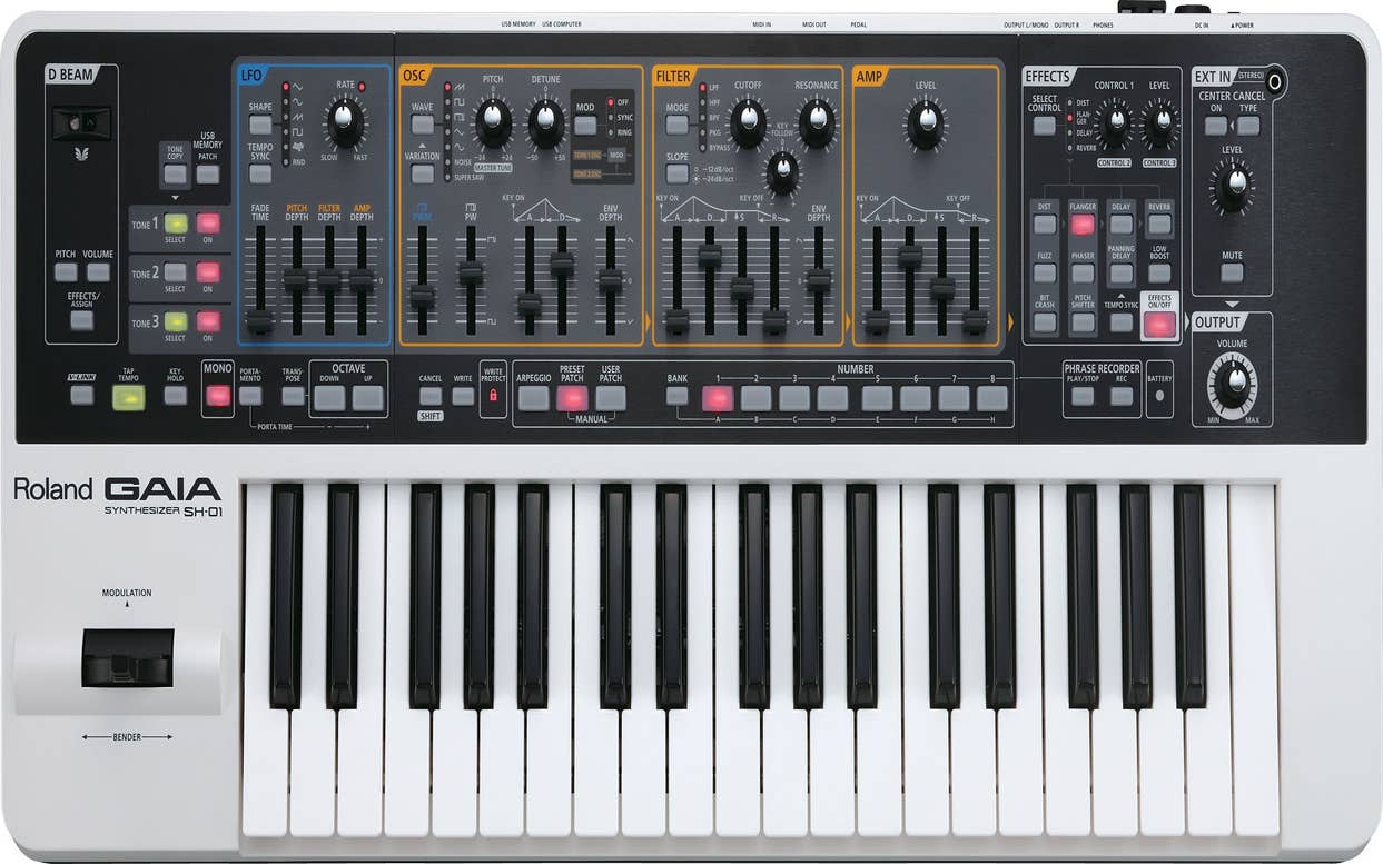 Roland GAIA SH-01 Synthesizer (SH01)