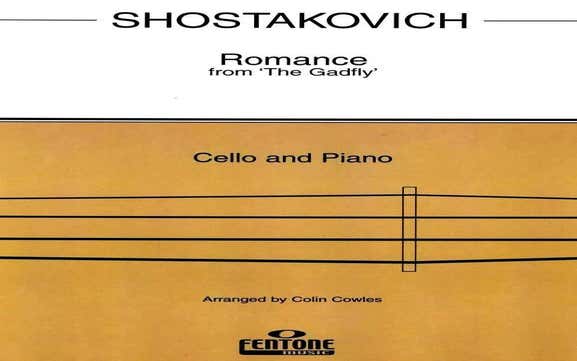 Romance From The Gadfly Op 97 Vlc Pno