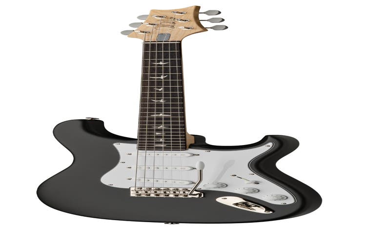 Paul Reed Smith (PRS) Silver Sky Electric Guitar w/Deluxe Gigbag - Faded Black Tee Satin - Rosewood Fretboard