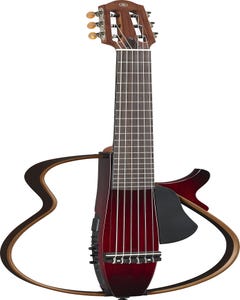 Yamaha SLG200N Silent Guitar Nylon String - Crimson Red Burst (SLG200NCRB)