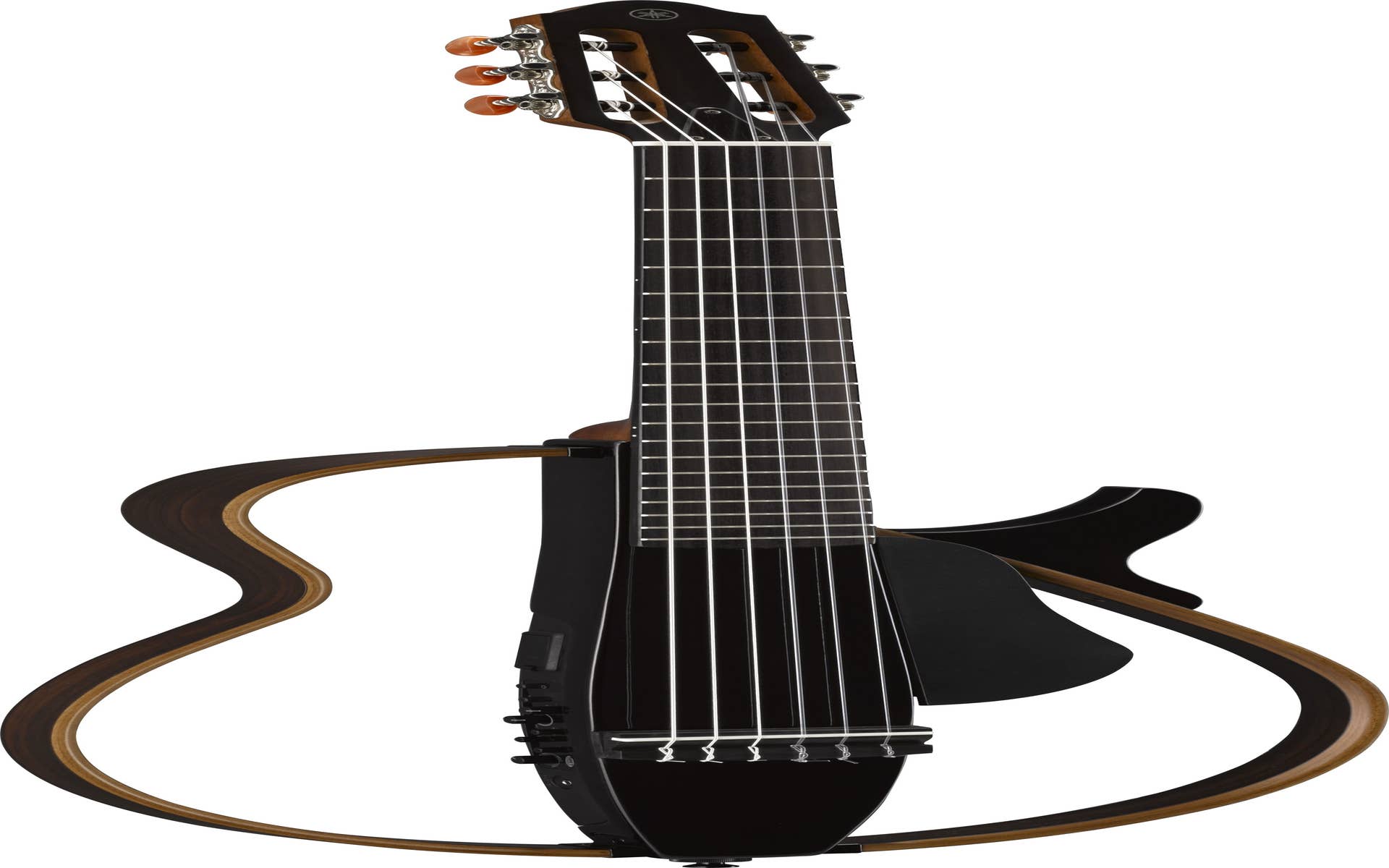 Yamaha SLG200N Silent Guitar NYLON String w/Carry Bag - Translucent Black (SLG200NTBL)