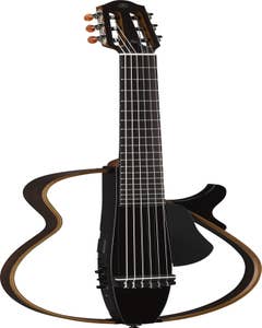 Yamaha SLG200N Silent Guitar Nylon String - Translucent Black (SLG200NTBL)