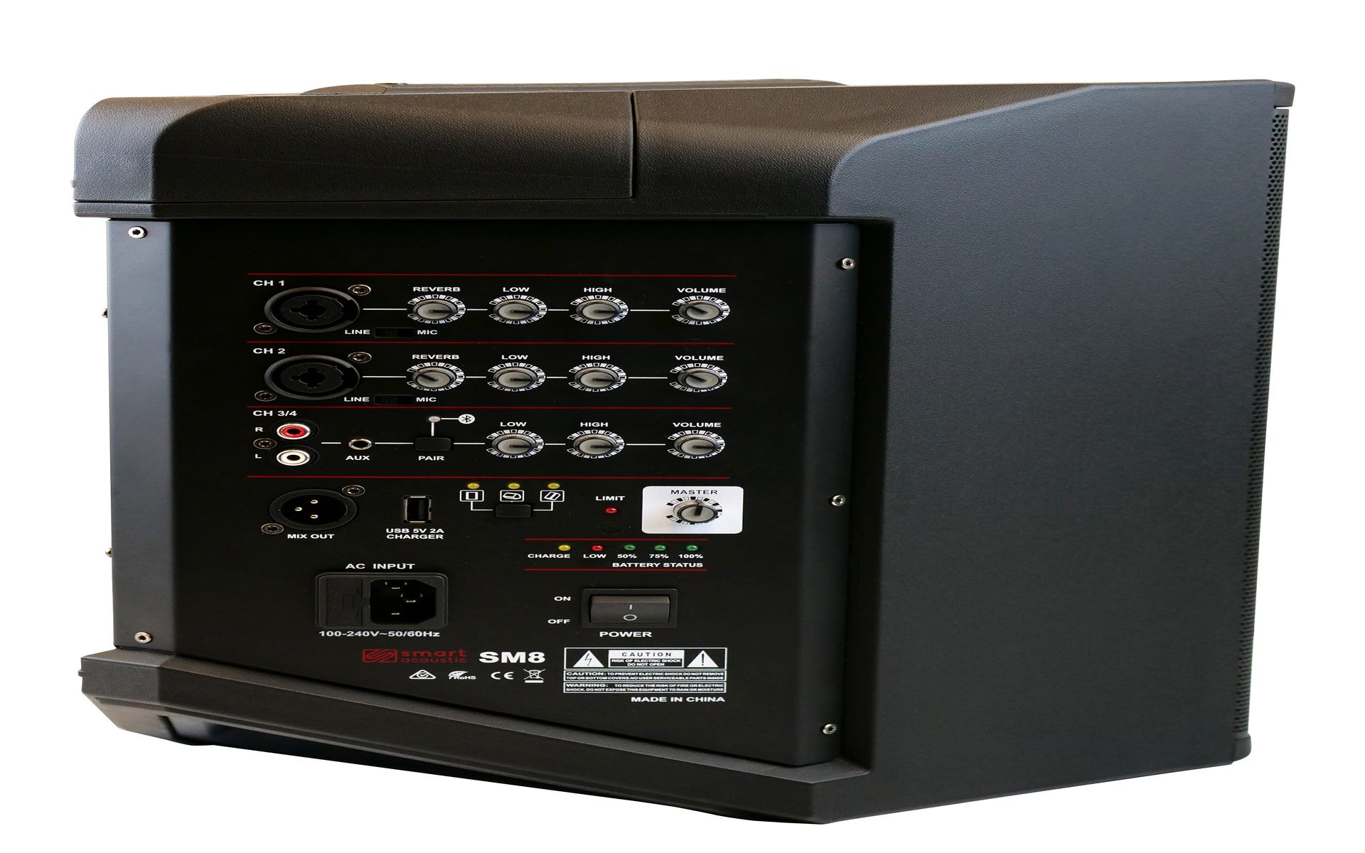 Smart Acoustic SM8 Portable PA Speaker System