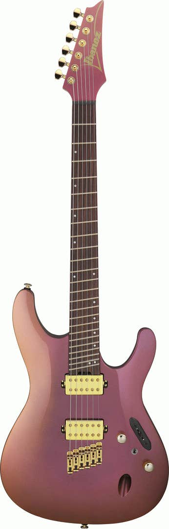 Ibanez rose shop gold guitar