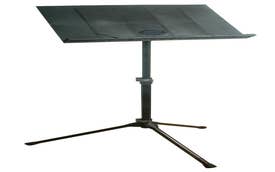 K&M Orchestral Music stand w/Collapsible Plastic Desk + Carry Bag