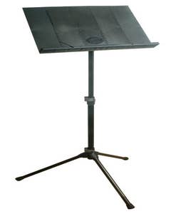 Orchestral Music stand with Collapsible Plastic Desk and Carry Bag
