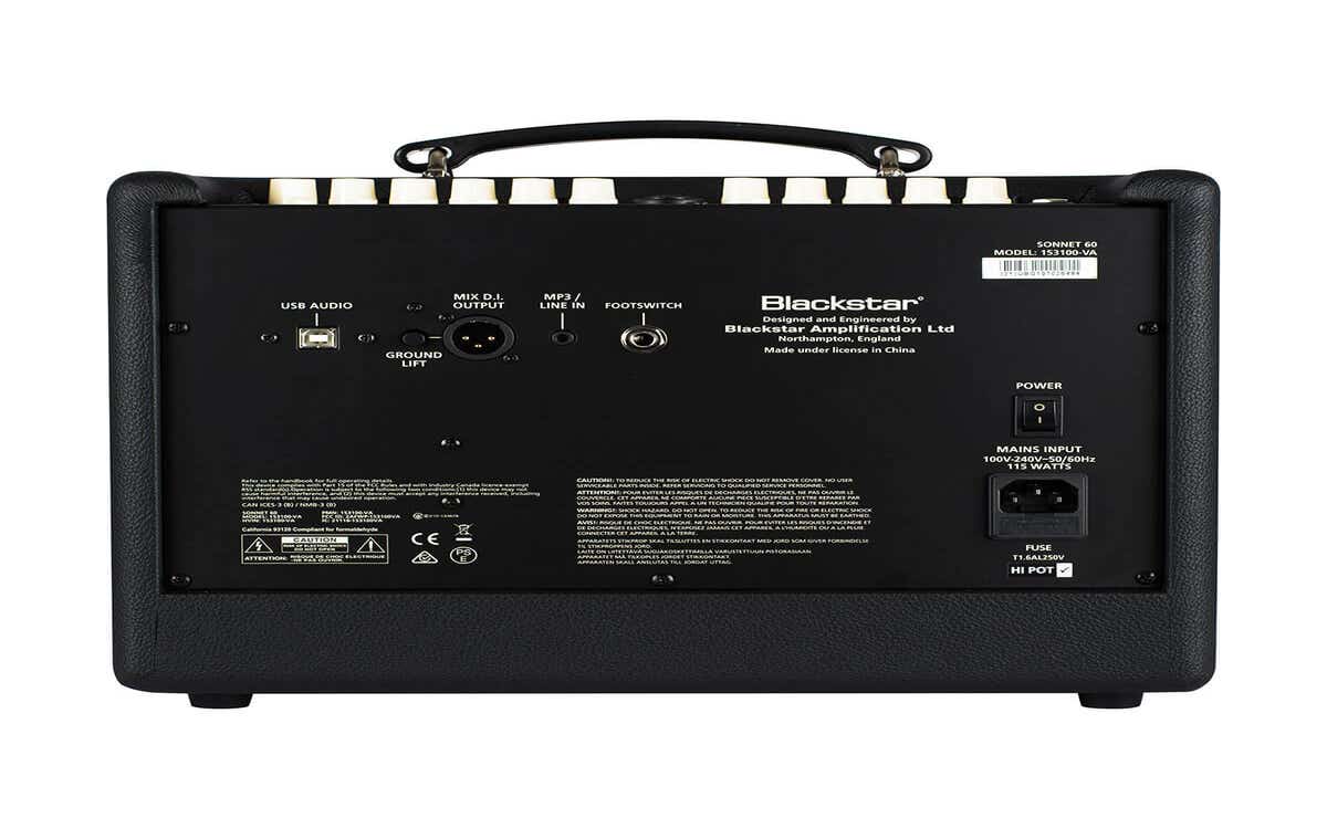 Blackstar Sonnet 60w Acoustic Instrument Amplifier - Black