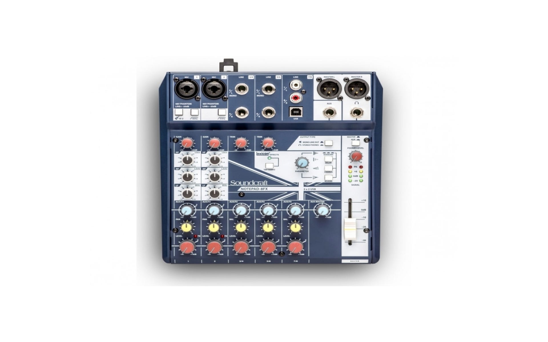 Soundcraft Notepad-8FX Analog Mixer w/USB and FX