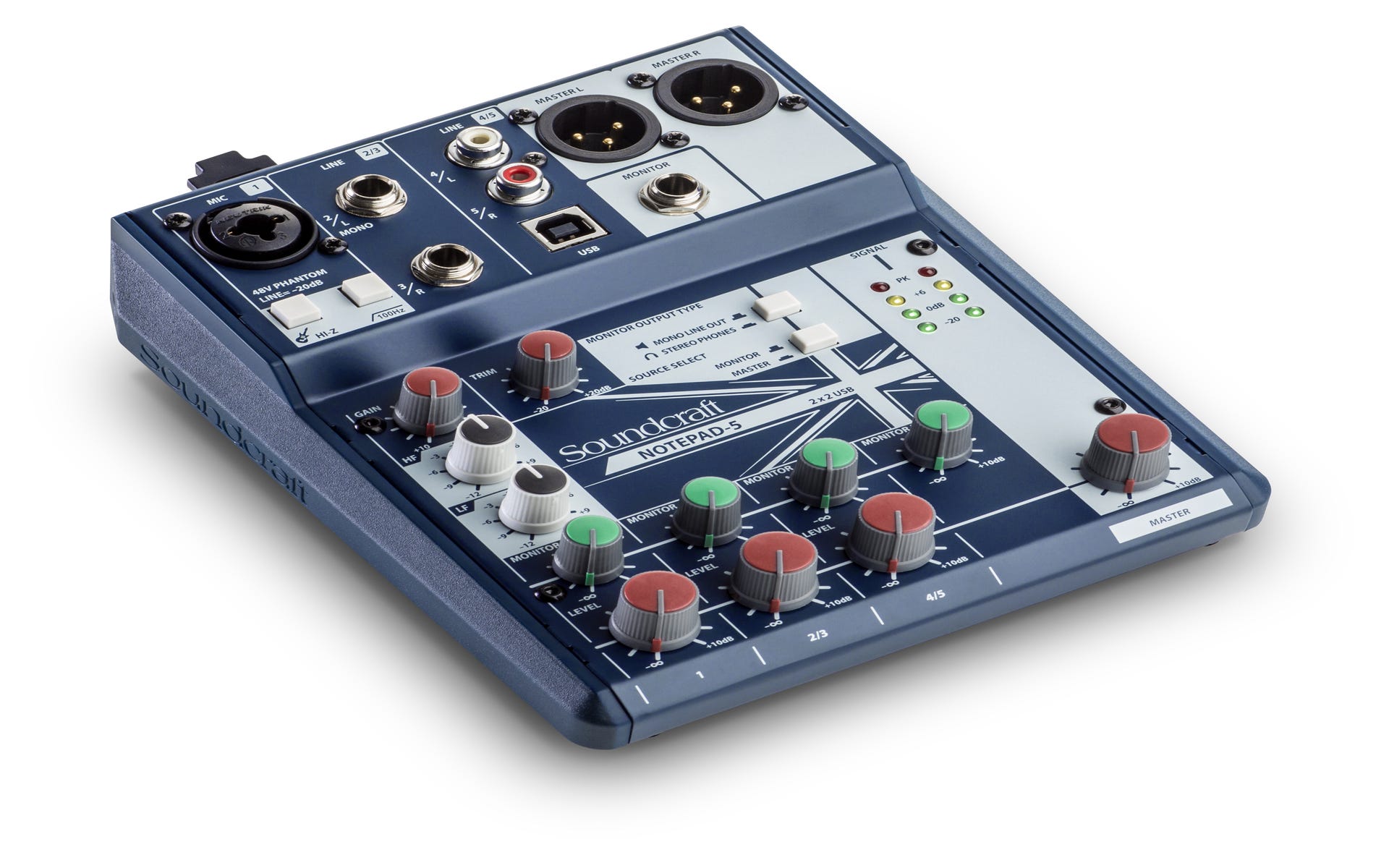Soundcraft Notepad-5 Analog Mixer w/USB