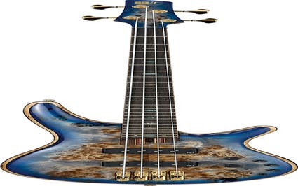 Ibanez SR2600 CBB Premium Bass w/Case - Cerulean Blue Burst