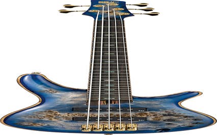 Ibanez SR2605 CBB Premium 5-String Bass w/Case - Cerulean Blue Burst