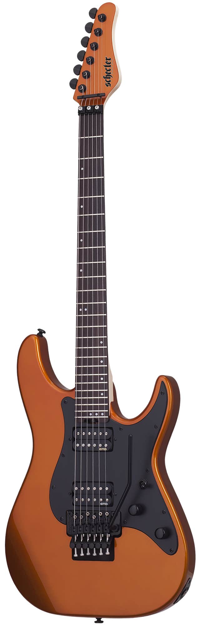 Schecter sun valley super deals shredder lambo orange