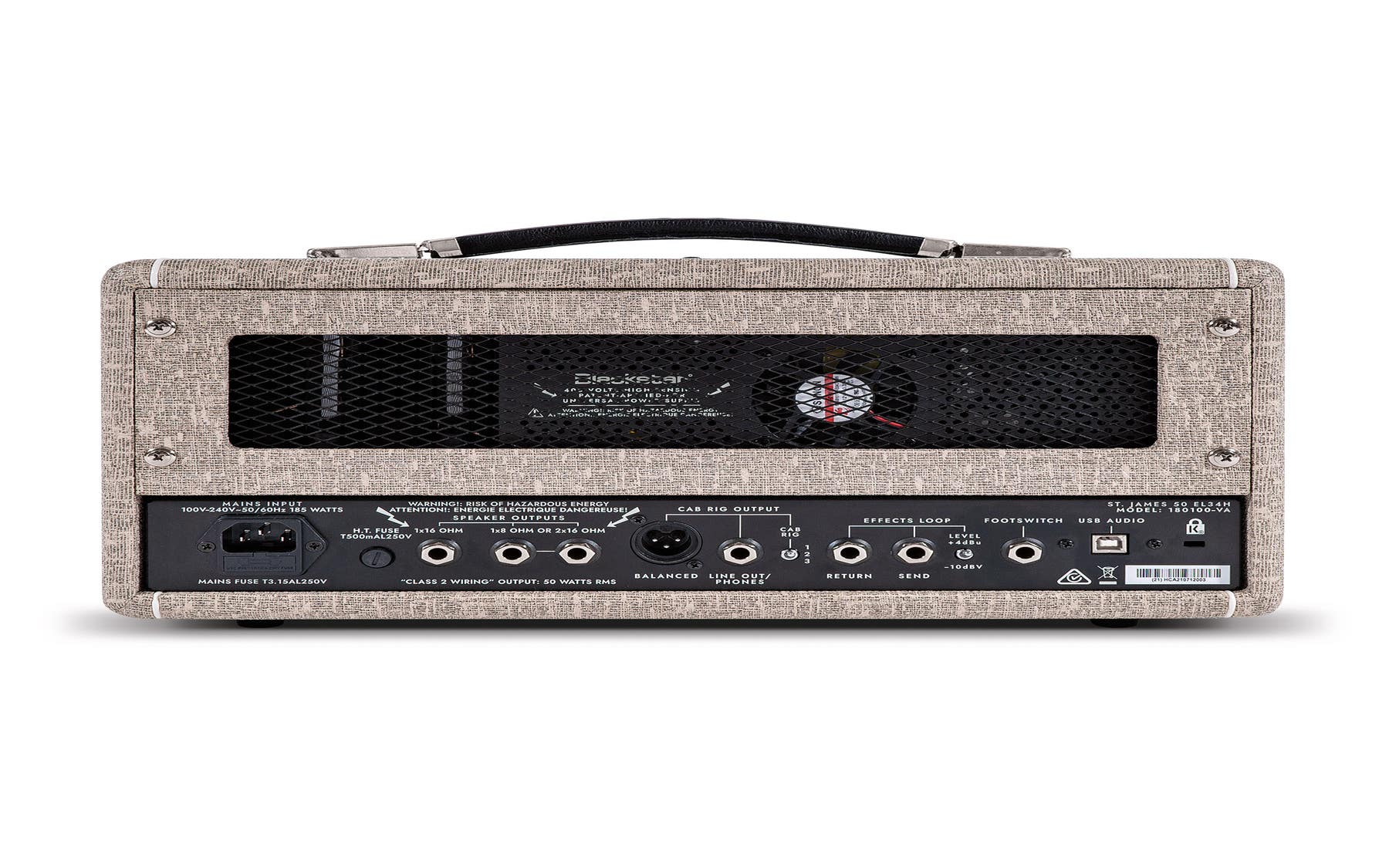 Blackstar St. James EL34 50w Guitar Amp Head - Fawn