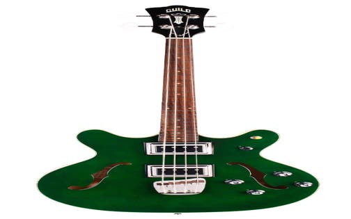Guild Starfire Bass II Semi-Hollow Bass w/Case - Emerald Green