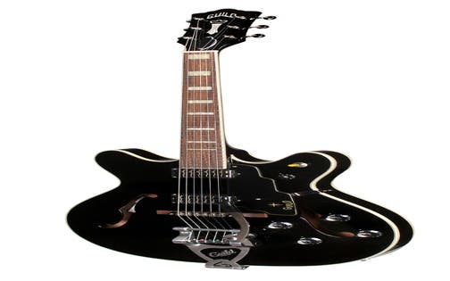 Guild Starfire V Semi-Hollow Electric Guitar w/Case - Black