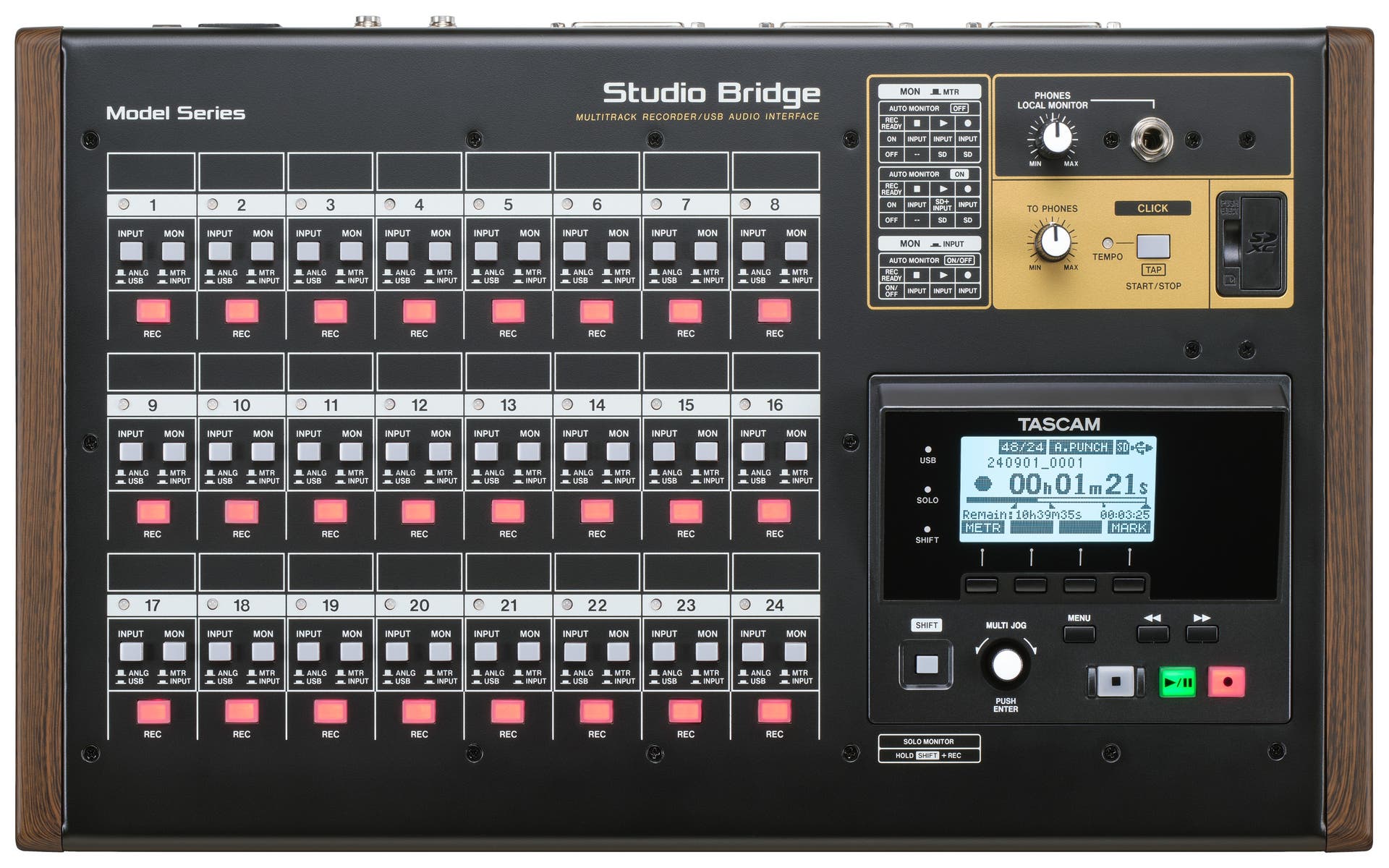Tascam STUDIO BRIDGE Multitrack Recorder / USB Audio Interface