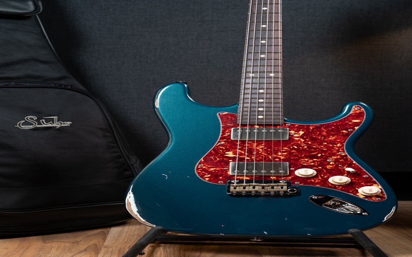 Suhr Classic S Antique HH Electric Guitar w/Gigbag - Ocean Turquoise Metallic