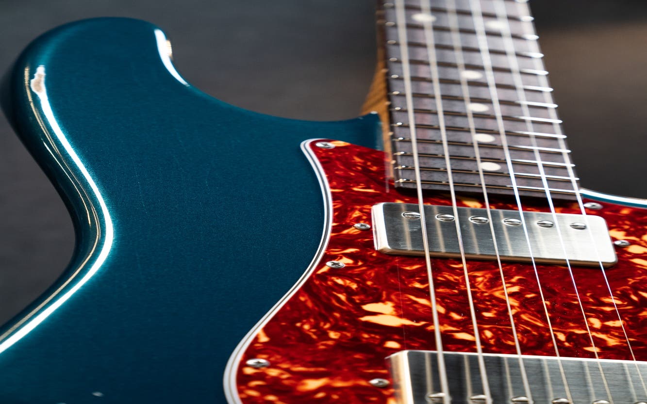 Suhr Classic S Antique HH Electric Guitar w/Gigbag - Ocean Turquoise Metallic