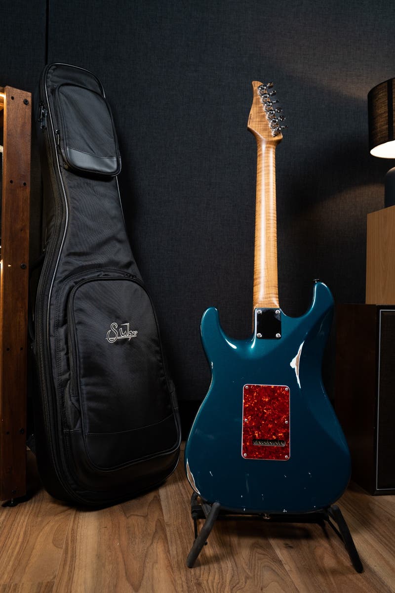 Suhr Classic S Antique HH Electric Guitar w/Gigbag - Ocean Turquoise Metallic